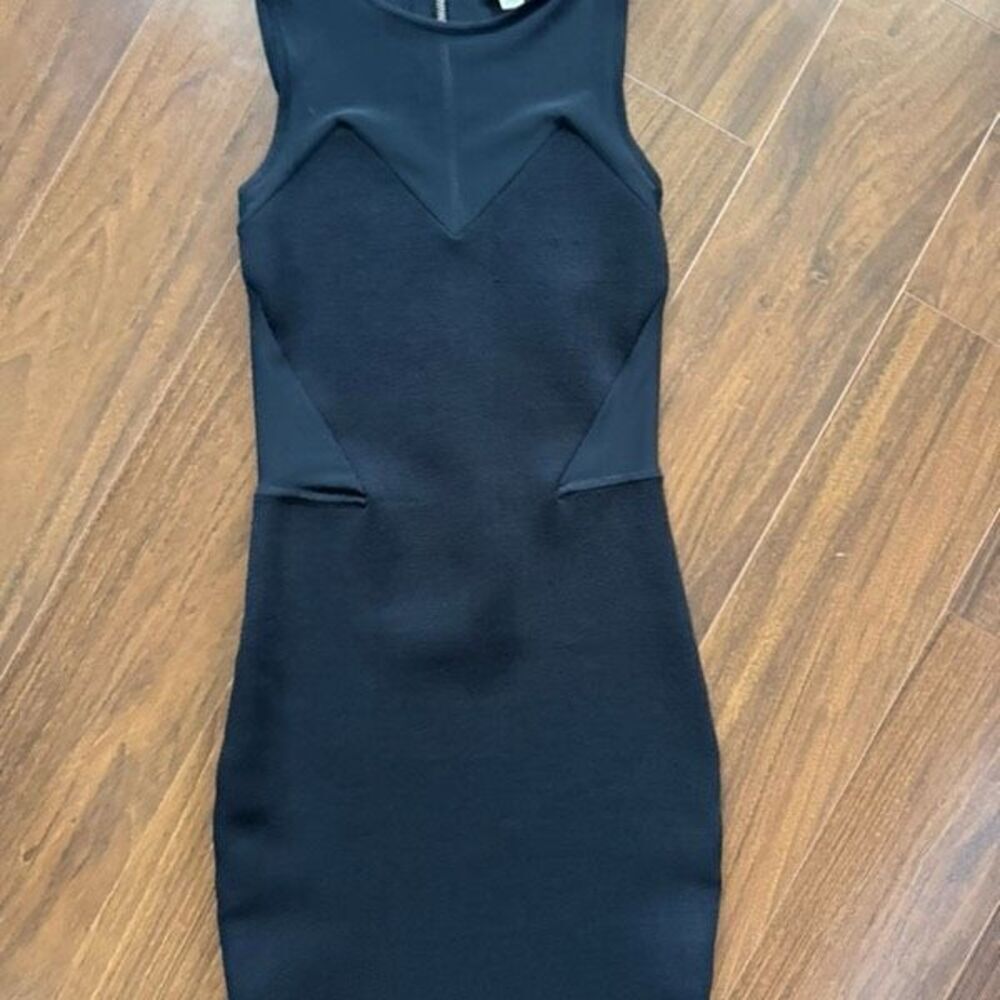 Torn By Ronnie Kobo S black mesh cut out bandage dress - Picture 4 of 10